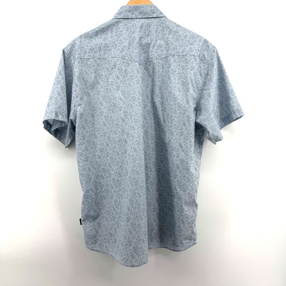 Howler Bros Shirt Mens Blue Plaid Western Pearl Snap Pockets Heed The Call-Large - Picture 2 of 8